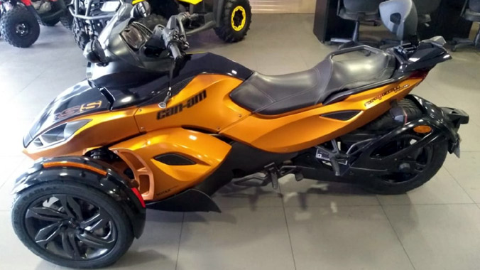 Can-Am Spyder, RS-S, 2013, Motor Rotax 998 cc, roadster, diversão,
