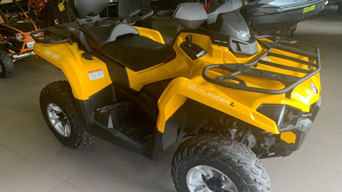Can-Am, Outlander L Max 500, Rotax, V-Twin, 2 lugares, off-road